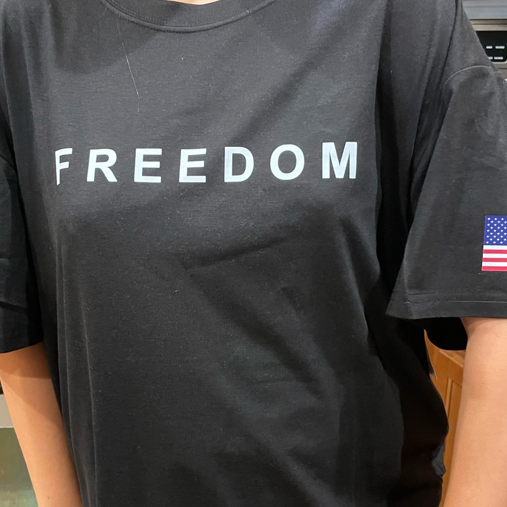 Charlie Kirk Freedom Graphic T-Shirt